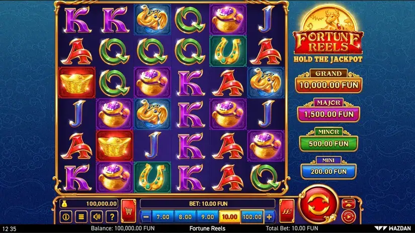 Fortune Reels slot screenshot 1