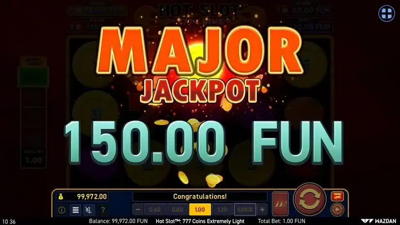 Hot Slot™: 777 Coins Extremely Light slot screenshot 5