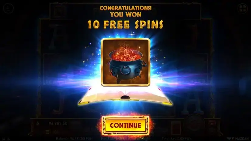 Hot Slot™: Great Book of Magic slot screenshot 4
