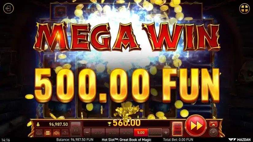 Hot Slot™: Great Book of Magic slot screenshot 