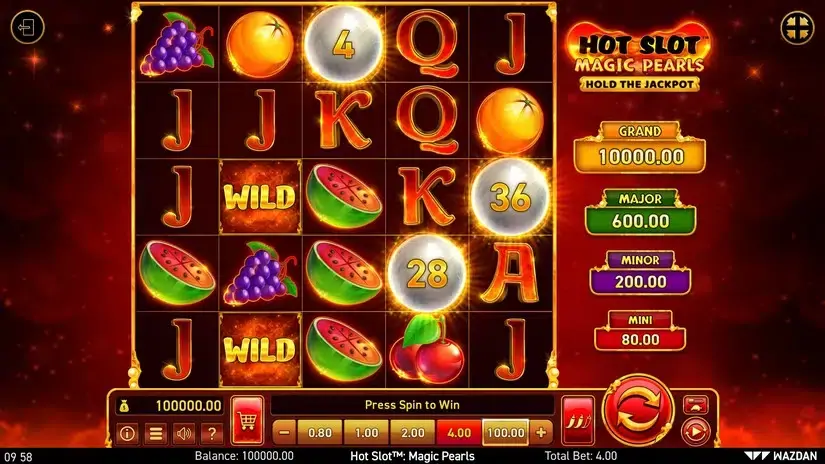 Hot Slot™: Magic Pearls slot screenshot 1