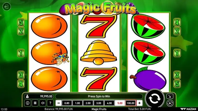 Magic Fruits slot screenshot 1