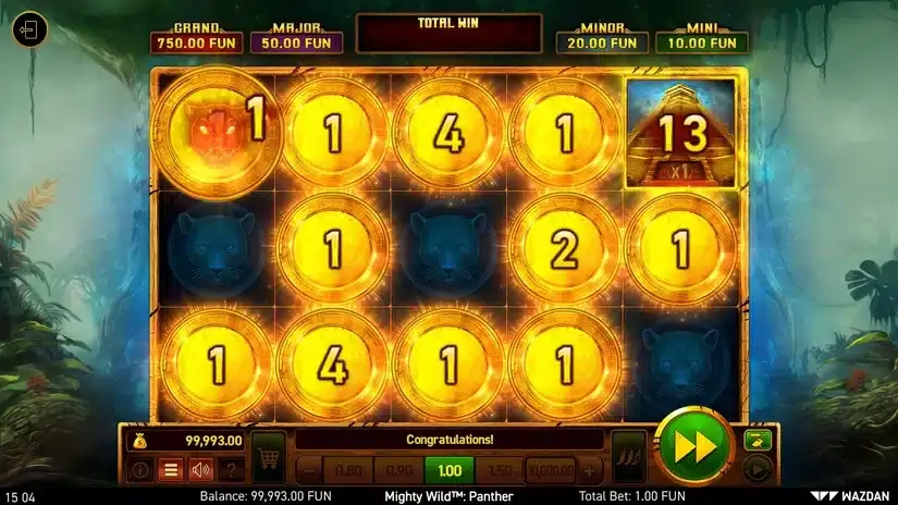 Mighty Wild™: Panther slot screenshot