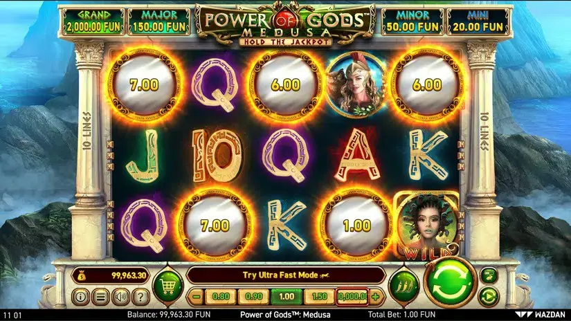 Power of Gods™: Medusa slot screenshot 3