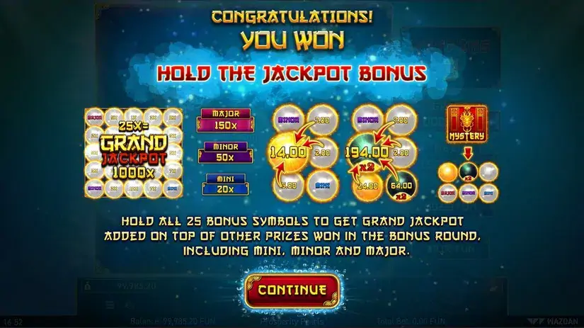 Prosperity Pearls slot screenshot 1