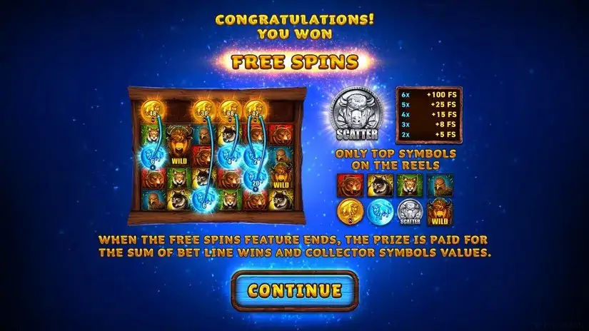 Sizzling Kingdom™: Bison slot screenshot 5