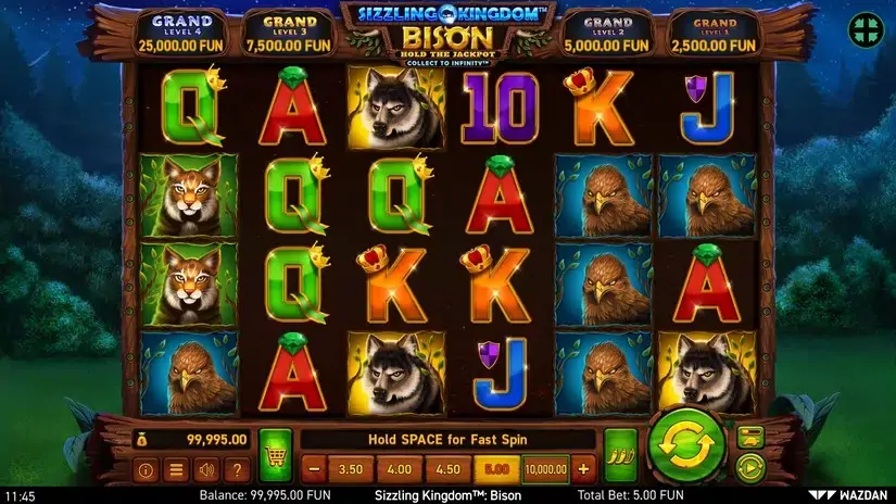 Sizzling Kingdom™: Bison slot screenshot
