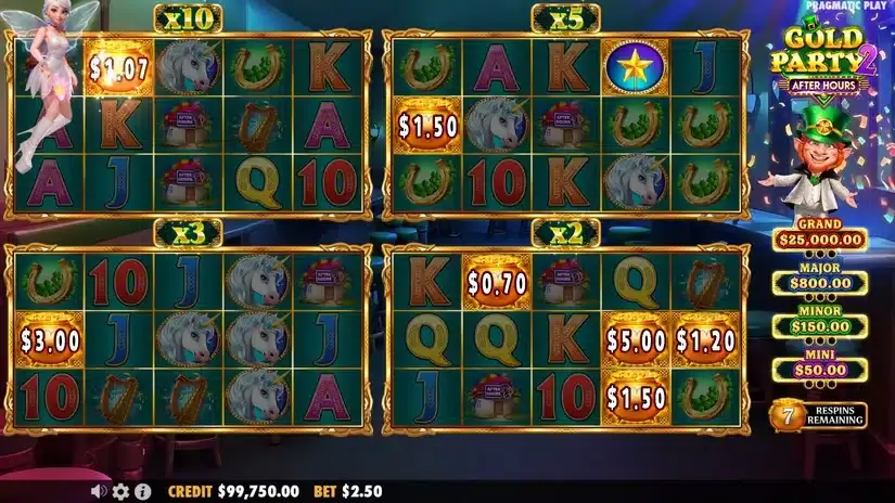 Gold Party 2 After Hours slot screenshot 4