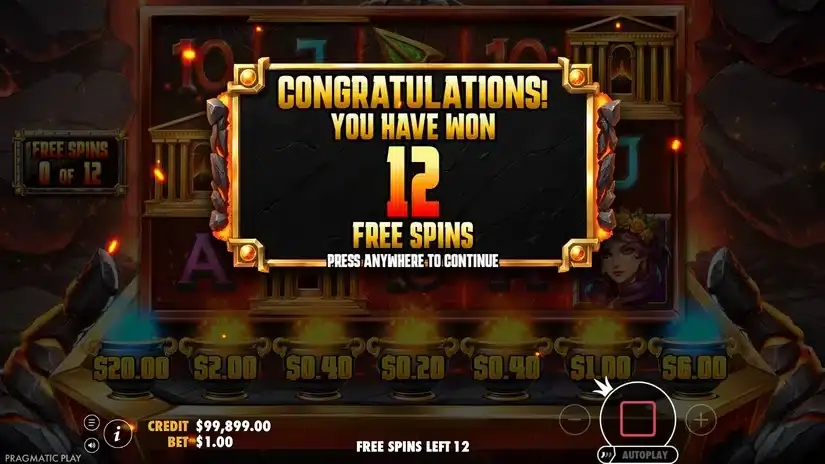 Lava Balls slot screenshot 3