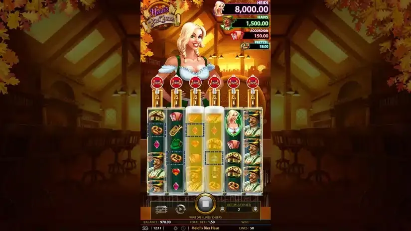 Heidi’s Bier Haus slot screenshot
