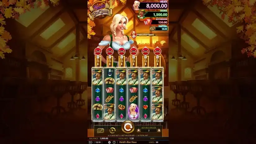 Heidi’s Bier Haus slot screenshot