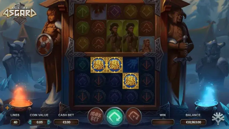 Age of Asgard slot screenshot 2