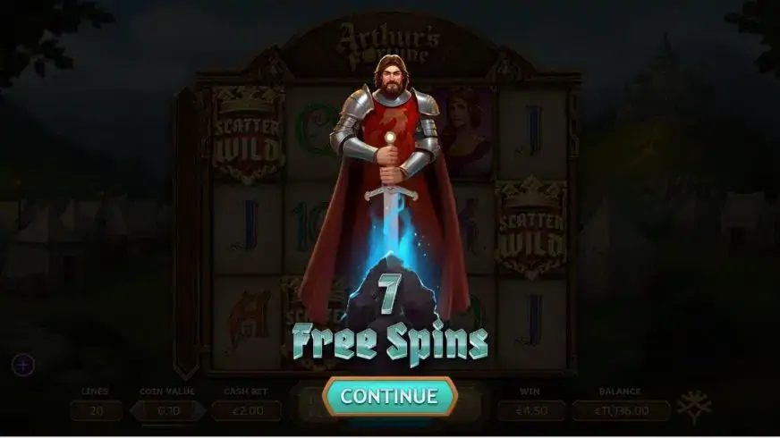 Arthur’s Fortune slot screenshot 4