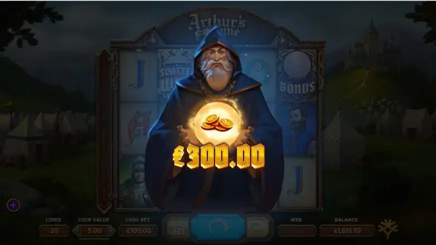 Arthur’s Fortune slot screenshot 3