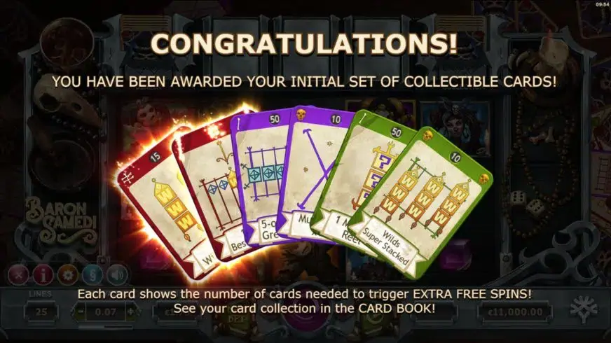 Baron Samedi slot screenshot 3