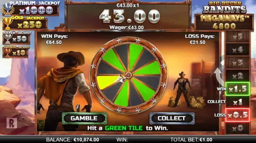 Big Bucks Bandits Megaways slot screenshot 6