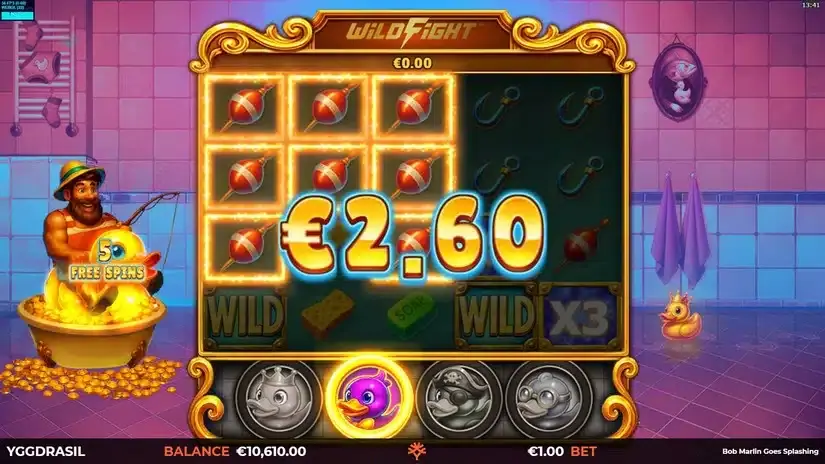 Bob Marlin Goes Splashing slot screenshot 5