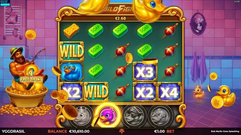 Bob Marlin Goes Splashing slot screenshot 