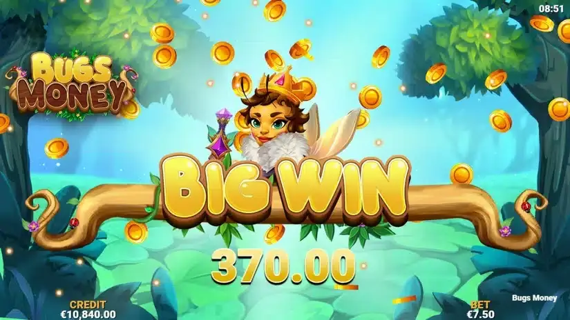 Bugs Money slot screenshot 