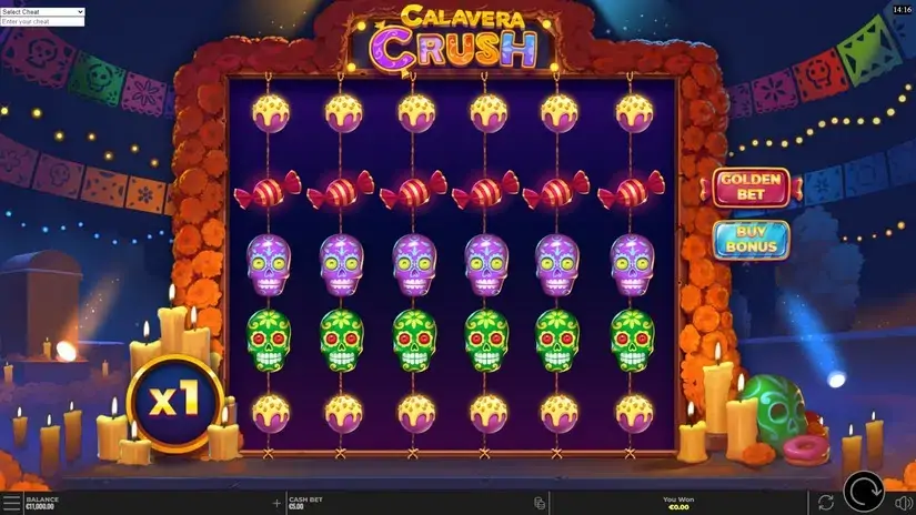 Calavera Crush slot screenshot 