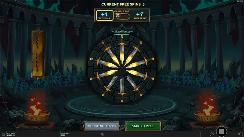 Champion of the Underworld slot screenshot 4