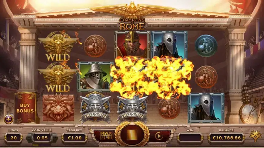Champions of Rome slot screenshot 3