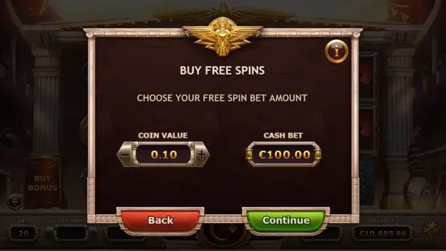 Champions of Rome slot screenshot 4