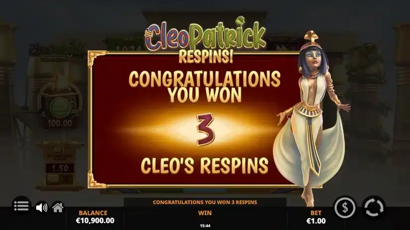 CleoPatrick DoubleMax slot screenshot 3