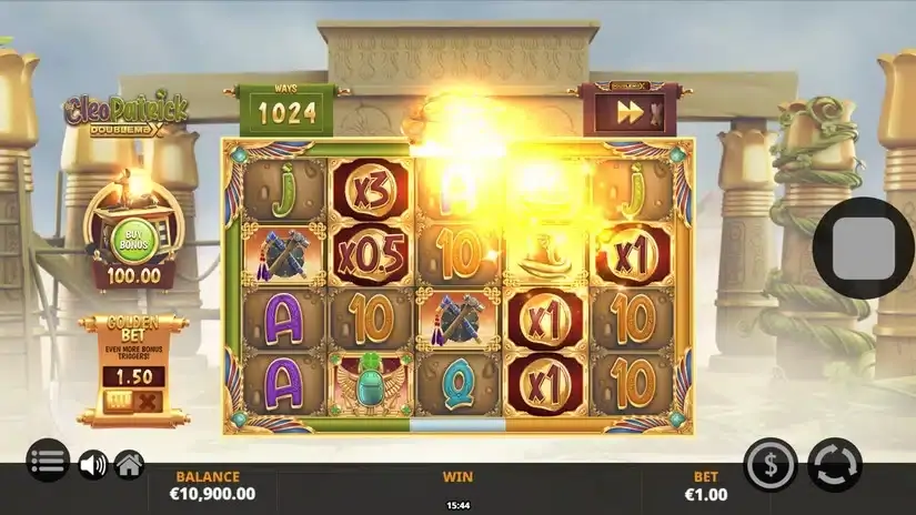 CleoPatrick DoubleMax slot screenshot 2