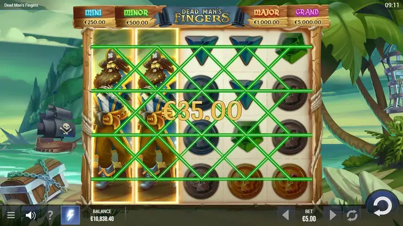 Dead Mans Fingers slot screenshot 3