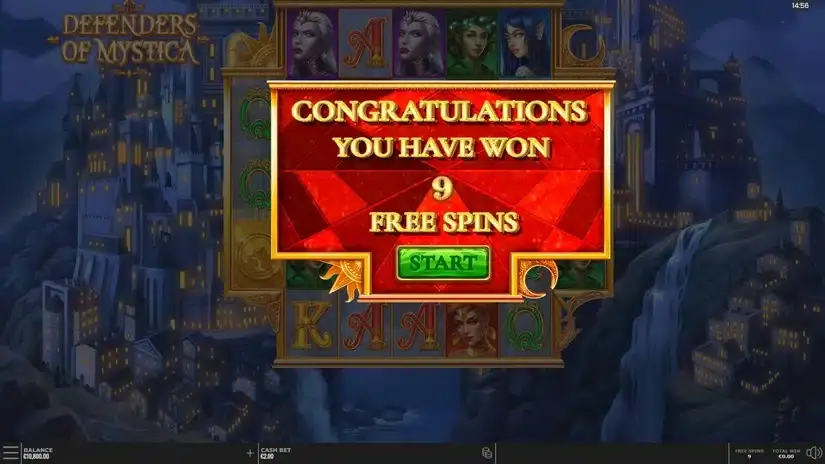 Defenders of Mystica slot screenshot 2