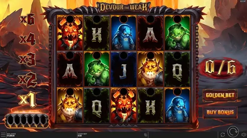 Devour The Weak slot screenshot 