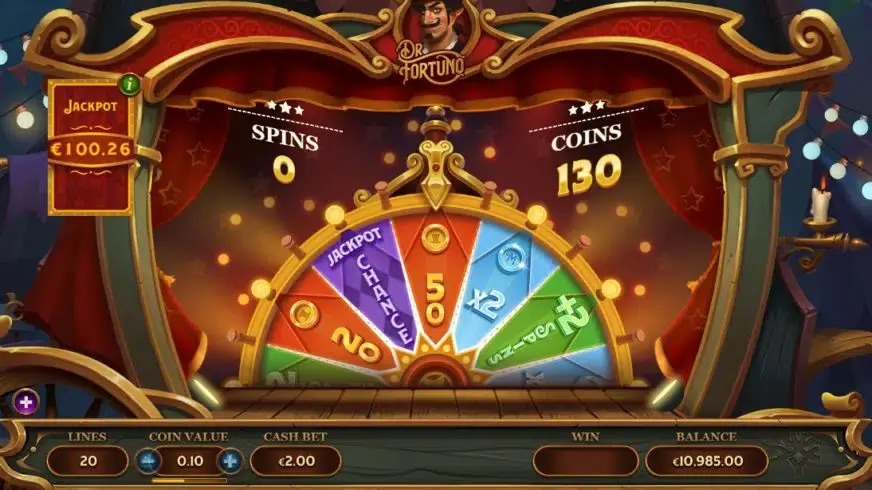 Dr Fortuno slot screenshot 4