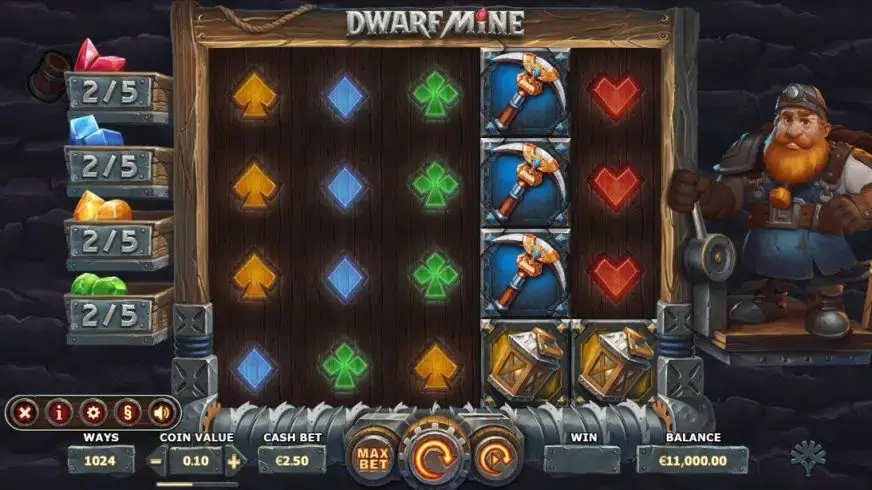 Dwarf Mine slot screenshot 1
