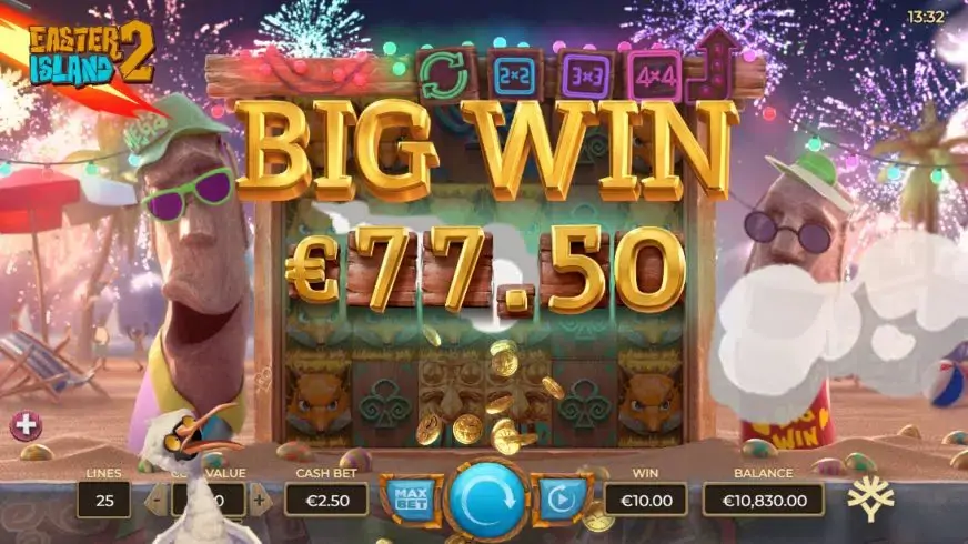 Easter Island 2 slot screenshot 3