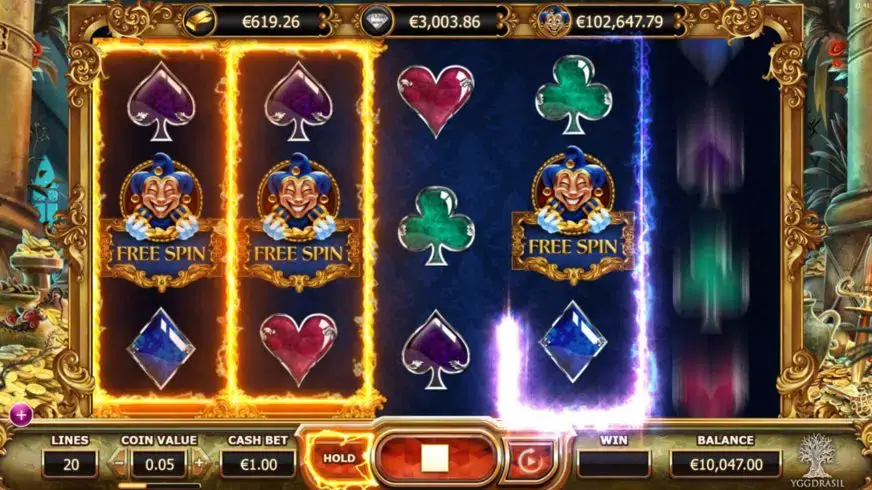 Empire Fortune slot screenshot 1