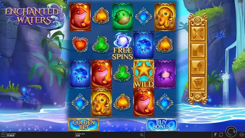 Enchanted Waters slot screenshot