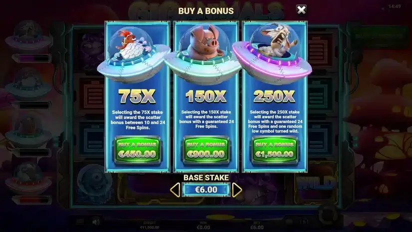 Giganimals Gigablox slot screenshot 2