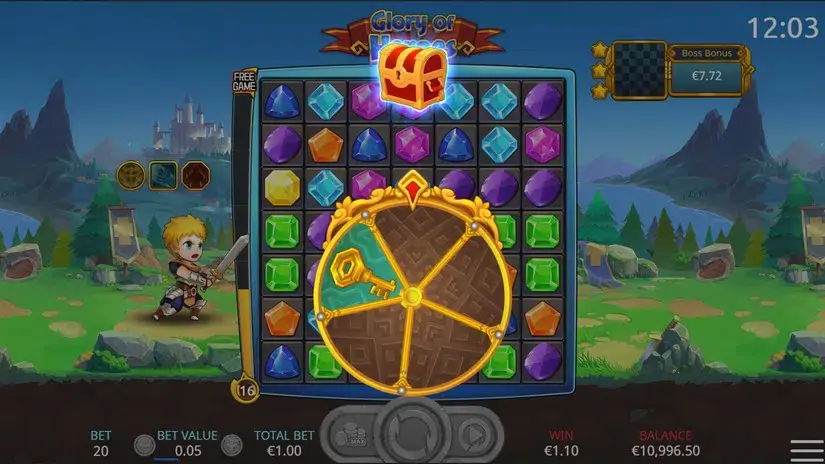 Glory of Heroes slot screenshot 6