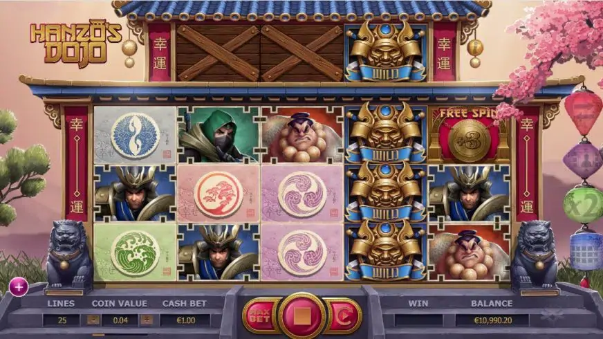 Hanzo’s Dojo slot screenshot 2