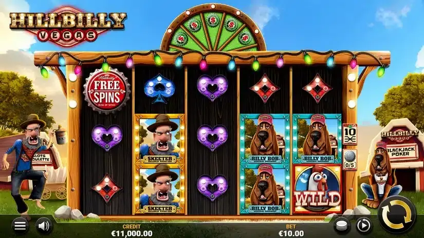 Hillbilly Vegas slot screenshot 1