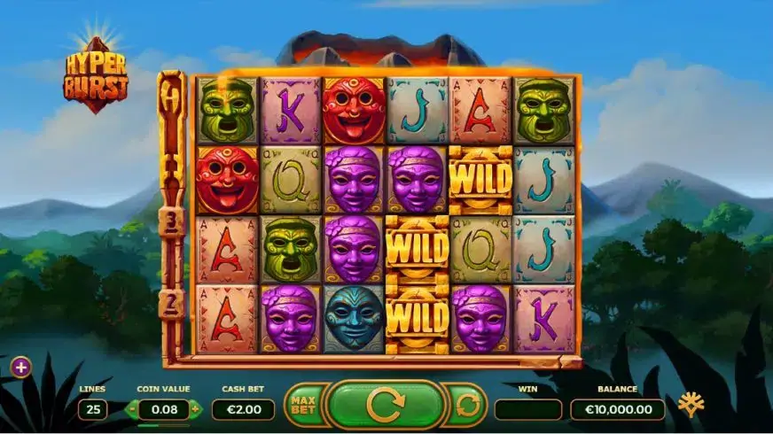 Hyperburst slot screenshot 1