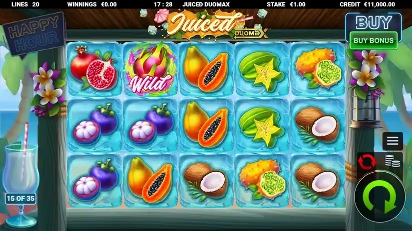 Juiced DuoMax slot screenshot 1