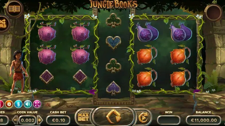 Jungle Books slot screenshot 2