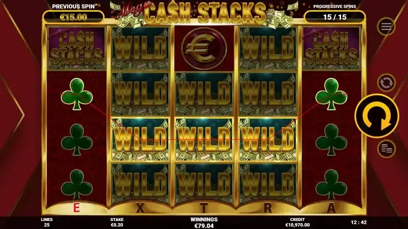 Mega Cash Stack slot screenshot 8