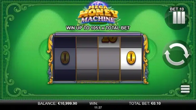 Mega Money Machine slot screenshot 1
