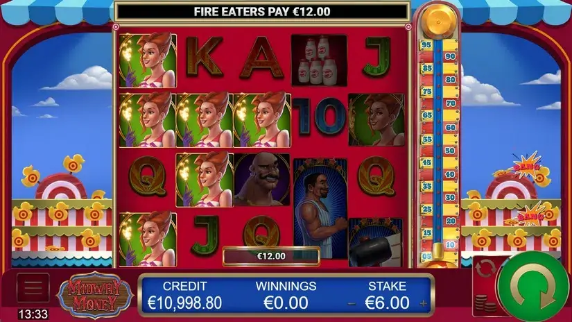Midway Money slot screenshot 2