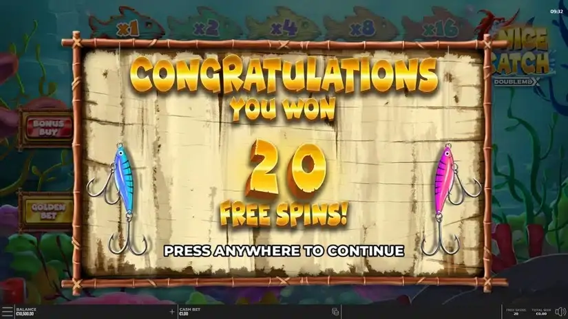 Nice Catch DoubleMax slot screenshot 3