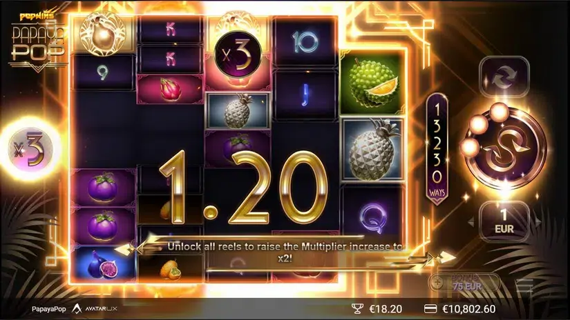 PapayaPop slot screenshot 5