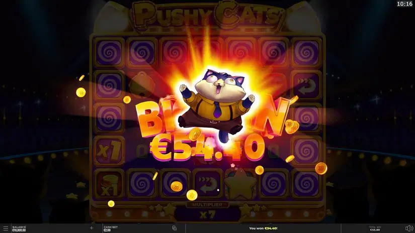 Pushy Cats slot screenshot 7